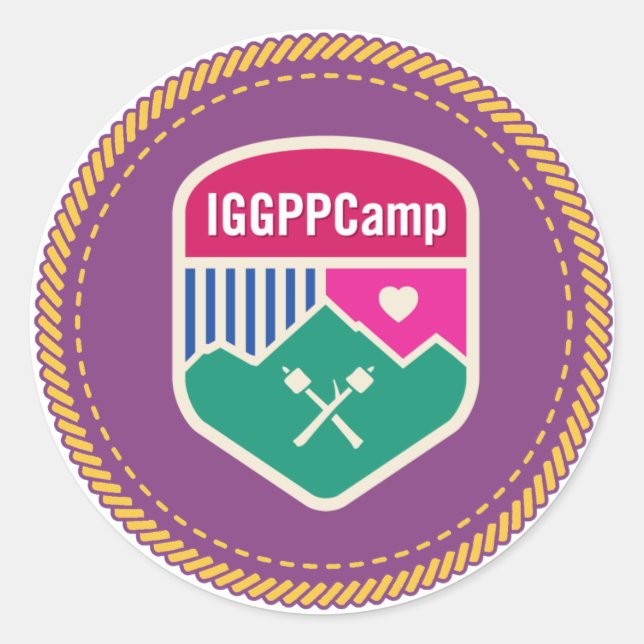 IGGPPCamp Badge Sticker (Front)