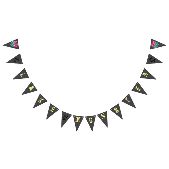 IGGPPCamp Blanket Fort LAKE MONSTER  Bunting Flags (All)