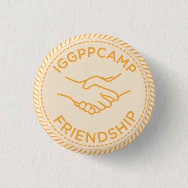 IGGPPCamp Friendship Badge Button (Front)