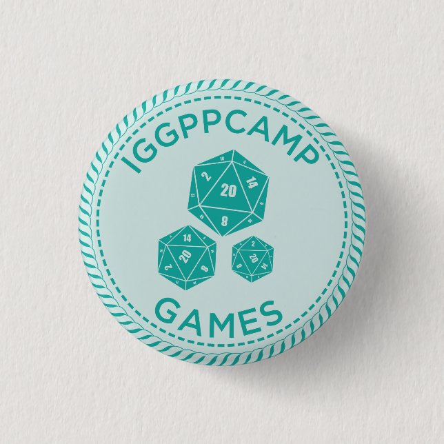 IGGPPCamp Games Badge Button (Front)