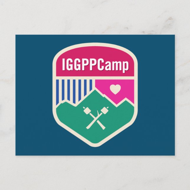 IGGPPCamp logo Postcard (Front)