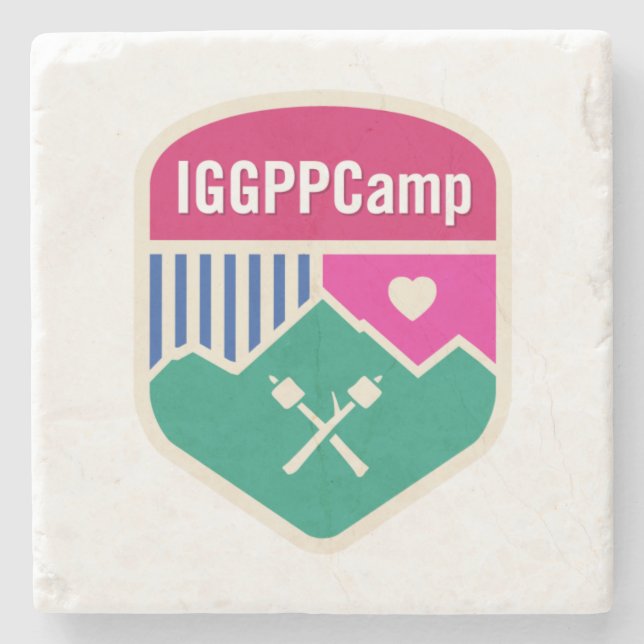 IGGPPCamp Pride Stone Coaster (Front)