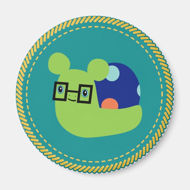 IGGPPCamp Snail Mascot Magnet (Front)