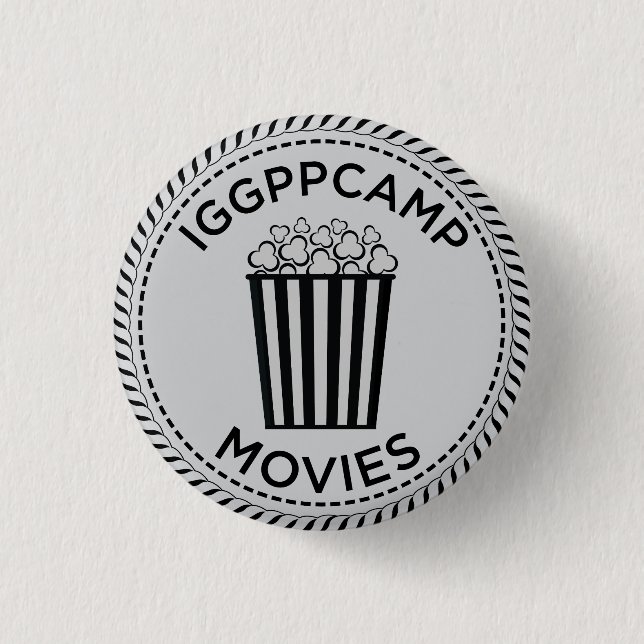IGGPPCamp Watch Along Movies Badge Button (Front)