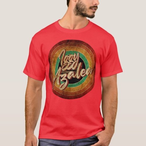 Iggy Azalea Vintage Circle Art T_Shirt