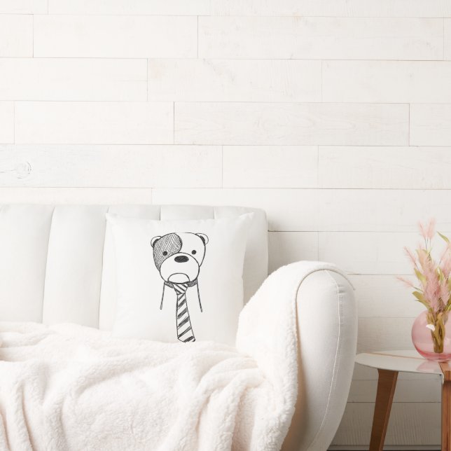 Iggy the Dog Throw Pillow (Couch)