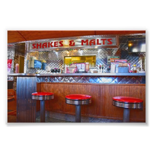 Iggys Diner Interior Carthage Missouri Photo Print