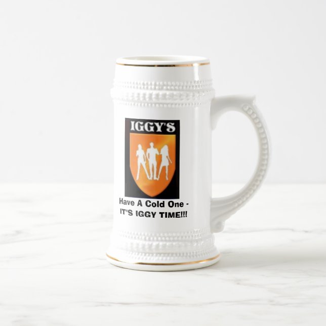 Iggy'sLogo, Have A Cold One -IT Beer Stein (Right)