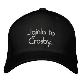 Iginla to Crosby Embroidered Baseball Cap