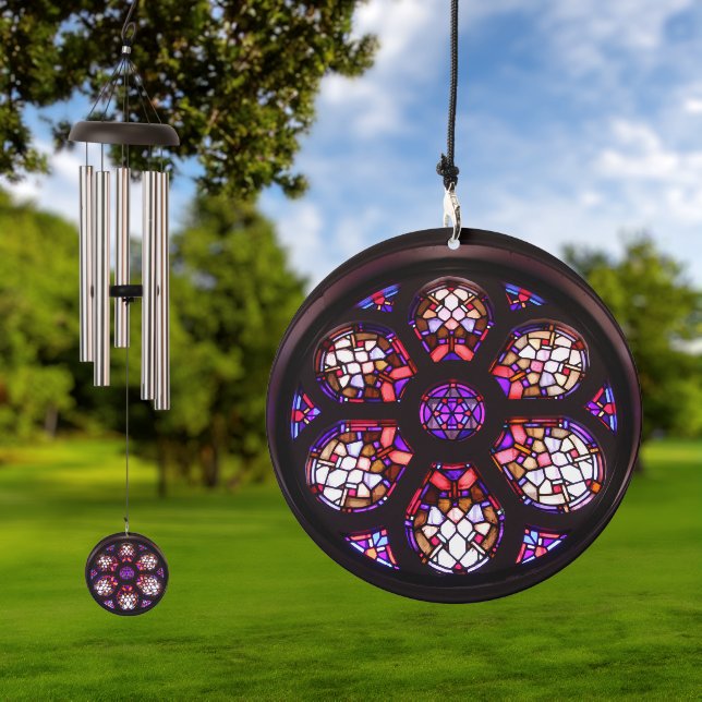 Iglesia del Valle Rosary Window Wind Chime (Outdoor)
