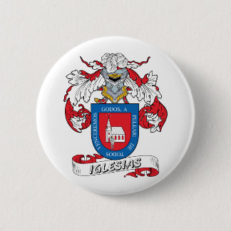Iglesias Family Crest Pinback Button