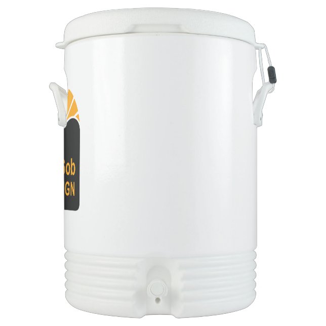 Igloo Beverage Cooler, Ten Gallon Beverage Cooler (Front)