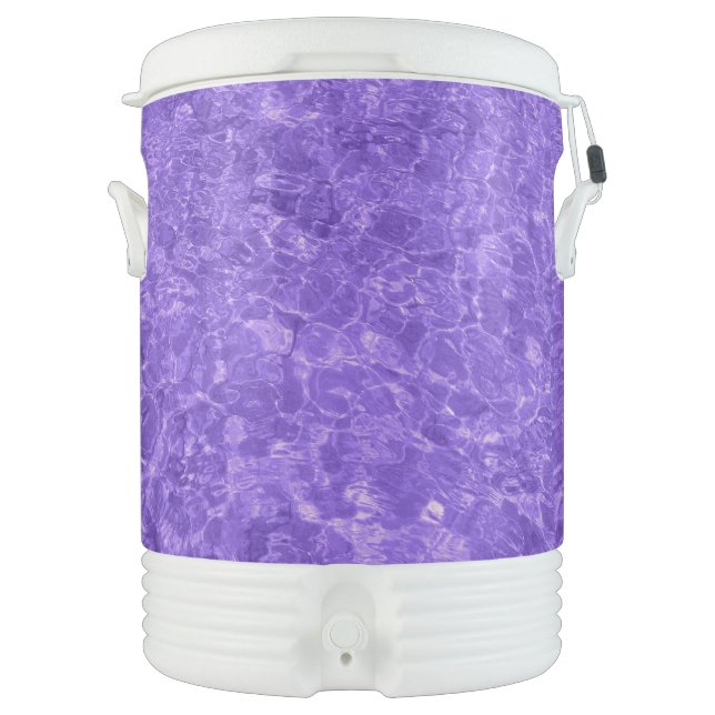Igloo Beverage Cooler Ten Gallon Purple Water (Front)