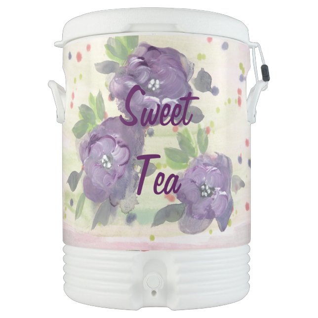 Igloo Flowered Beverage Cooler (Front)