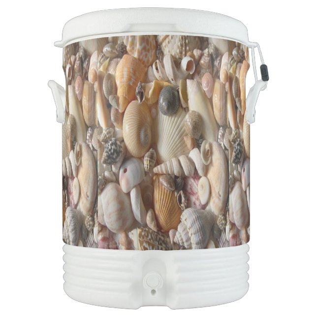 Igloo Half Gallon Cooler Beach Shells  (Front)