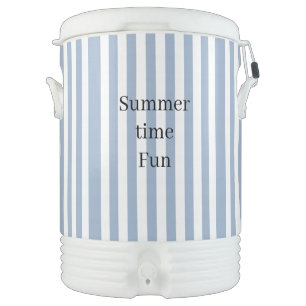 Igloo Half Gallon Cooler Blue & White Stripe