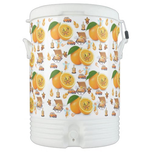 Igloo Half Gallon Cooler Oranges