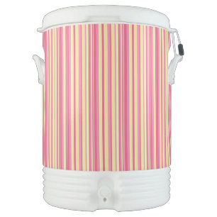 Igloo Half Gallon Cooler Pink & Yellow Stripe