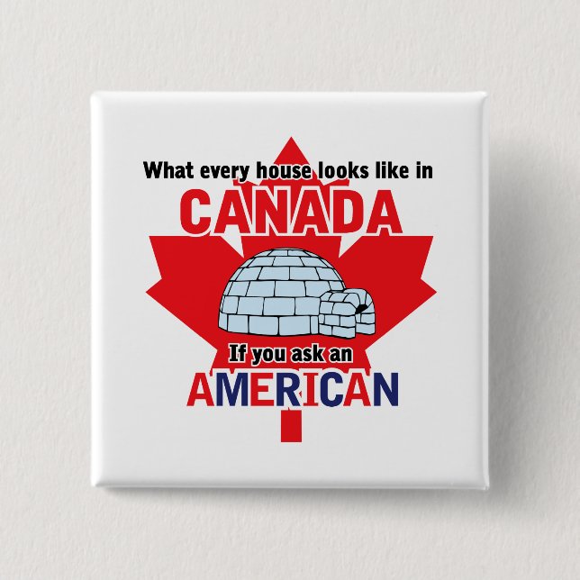 Igloo Pinback Button (Front)