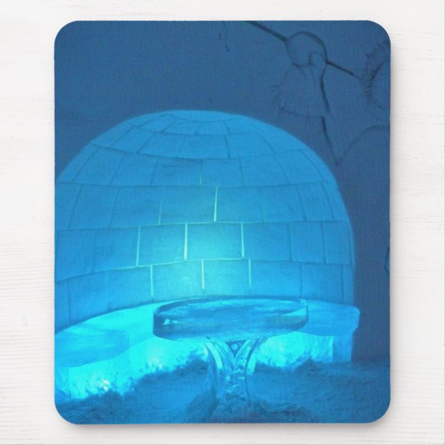 Igloo Room at Hotel de Glace, Quebec, Canada Mouse Pad (Front)