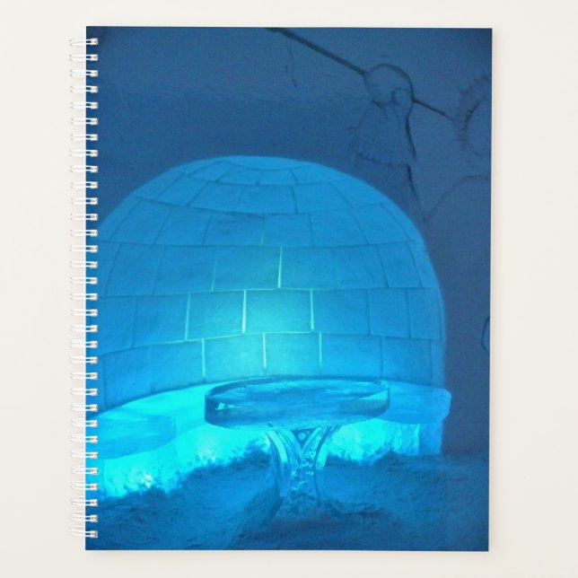 Igloo Room at Hotel de Glace, Quebec, Canada Planner (Front)