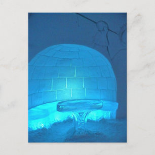 Igloo Room at Hotel de Glace, Quebec, Canada Postcard