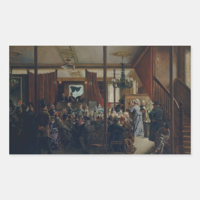 Ignacio de Leon y Escosura - Auction Sale Rectangular Sticker (Front)