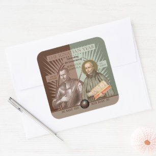 Ignatius Loyola: From Soldier To Saint (SAE 004) Square Sticker