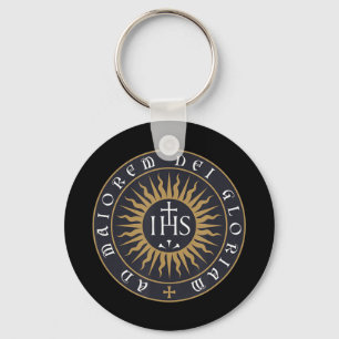 Ignatius of Loyola Society of Jesus Catholic T-Shi Keychain