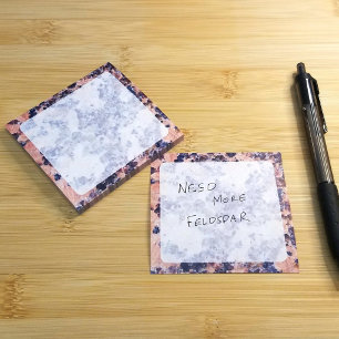 Igneous Granite- Geologist's Rock Textured Post-it Notes