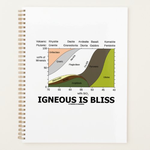 Igneous Is Bliss Silica Content Geology Humor Planner