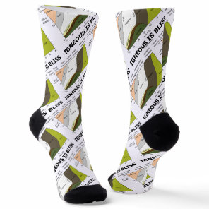 Igneous Is Bliss Silica Content Geology Humor Socks