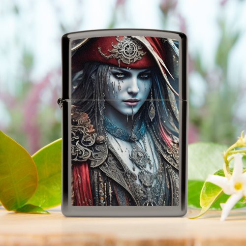 Ignite Adventure with Our Pirate Girl Zippo Lighter