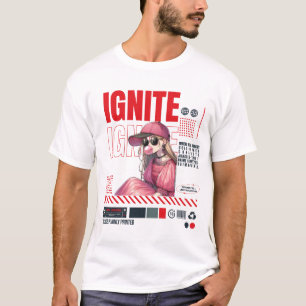 IGNITE Aura Locked – Anime Streetwear Poster Desig T-Shirt