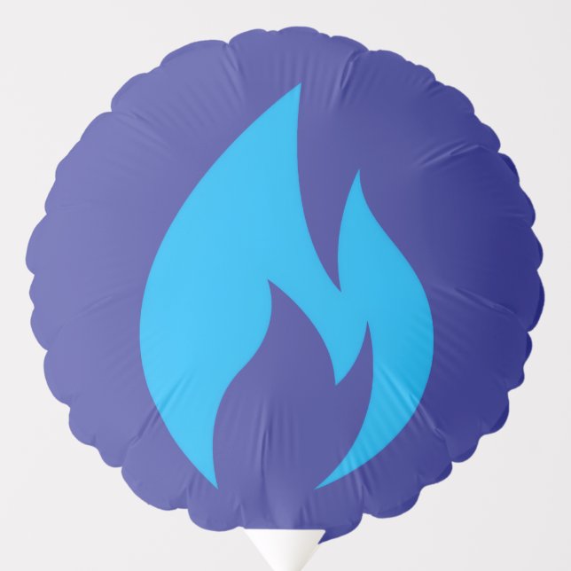 Ignite Blue Flame Balloon (Front)