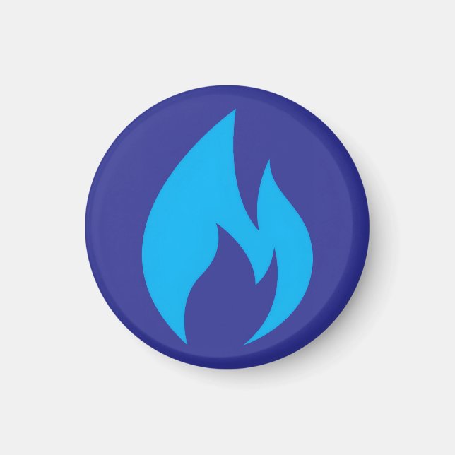 Ignite Blue Flame Magnet (Front)