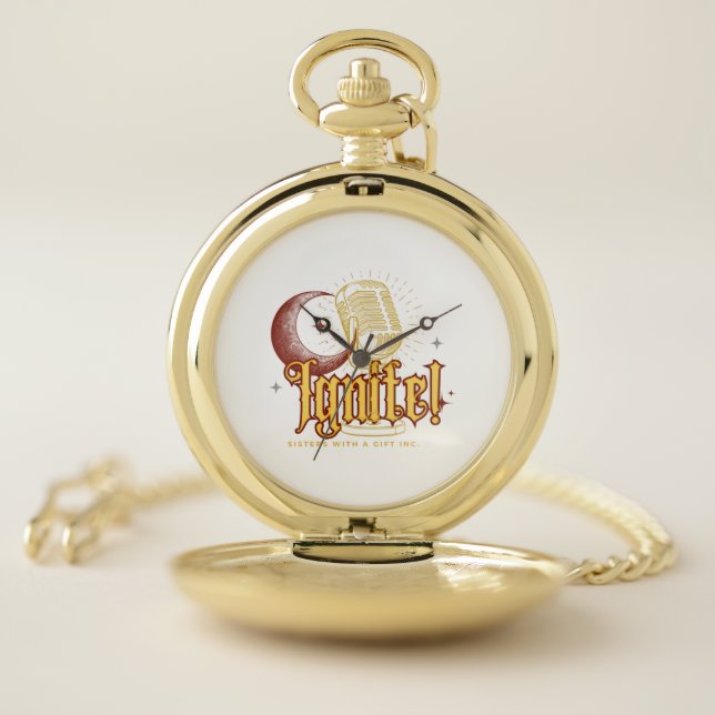 IGNITE! Brand Merch by SWAG Inc. Pocket Watch (Inside)