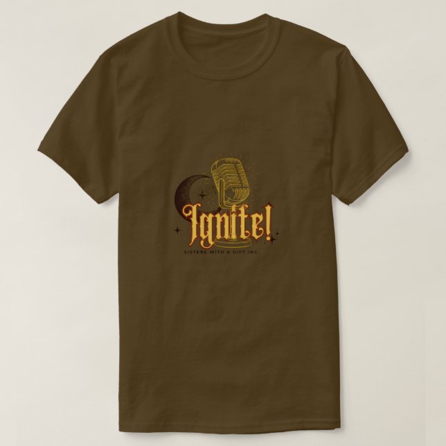 IGNITE! Brand Merch by SWAG Inc. T-Shirt (Design Front)