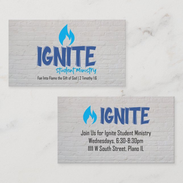 Ignite Invite Card (Front/Back)