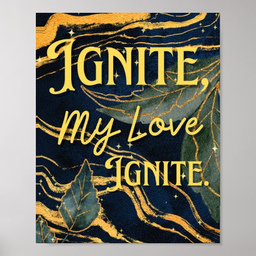 Ignite My Love IgniteShatter MeBookish Poster