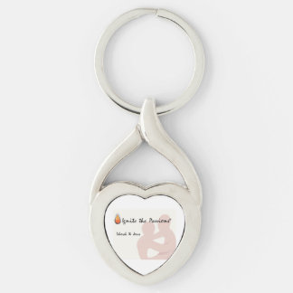Ignite the Passions Twisted Heart Keychain