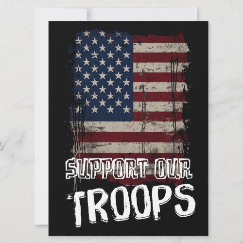 Ignite Your Patriotism Support Our Troops_ July 4 Invitation