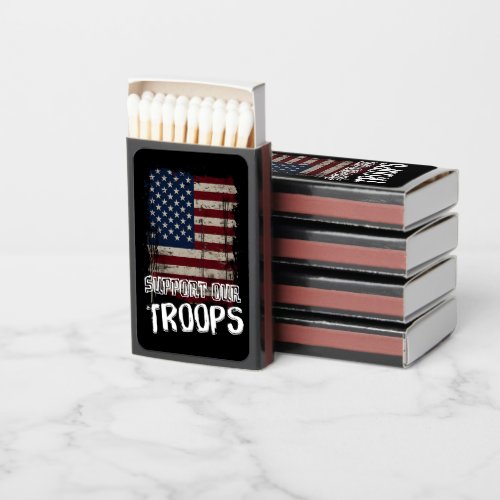 Ignite Your Patriotism Support Our Troops_ July 4 Matchboxes