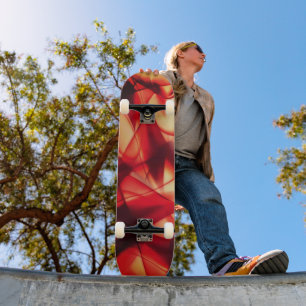 Ignite Your Ride: Fiery Modern Skateboard