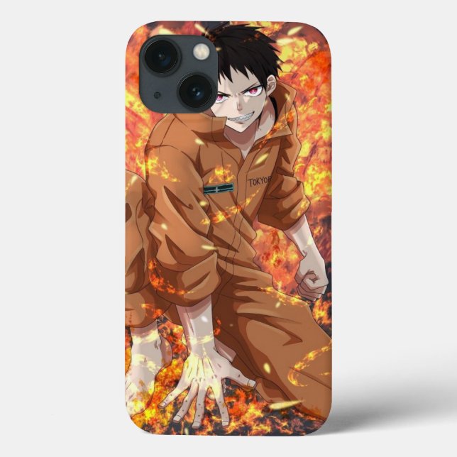 Ignite Your Style: Shinra Kusakabe Fire Force Anim Case-Mate iPhone Case (Back)