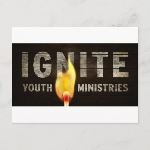 Ignite youth ministries postcard