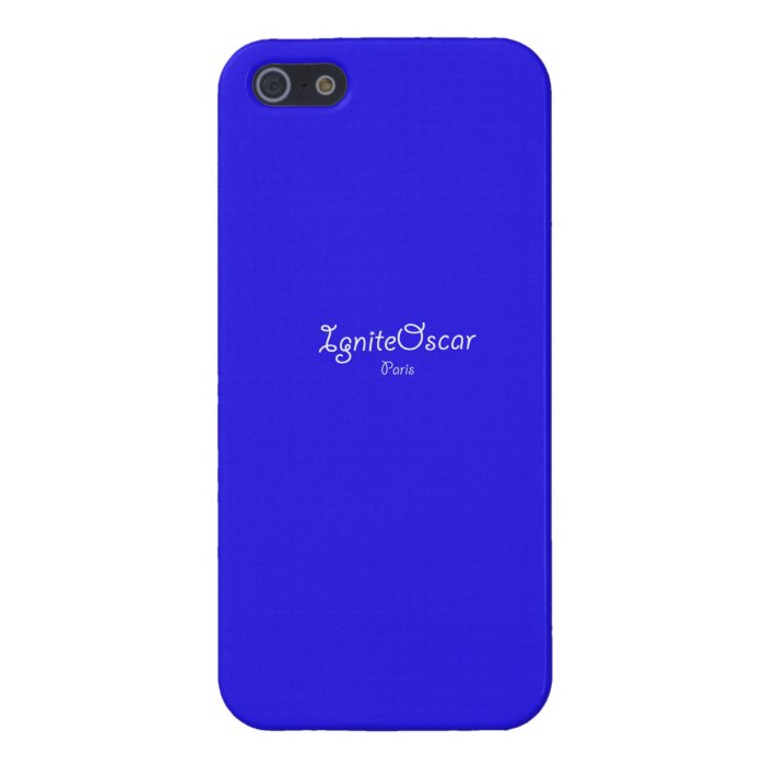 IgniteOscar Paris Bleu Cases For iPhone 5