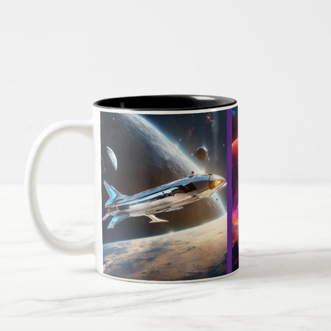Ignition Beyond the Red Horizon Two-Tone Coffee Mug (Left)