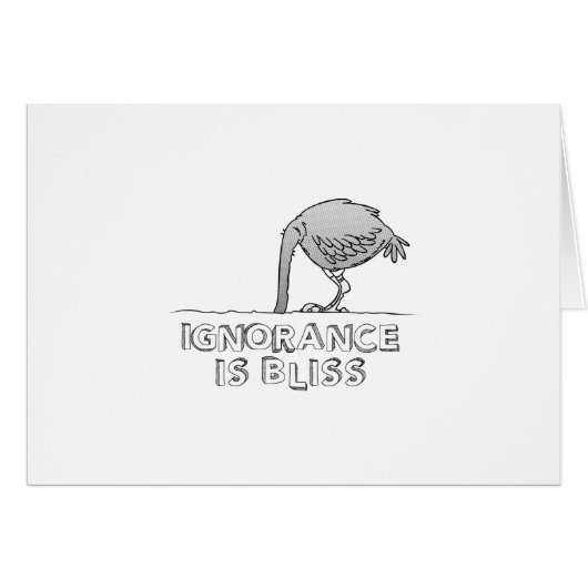 Ignorance is Bliss Cards (Front Horizontal)
