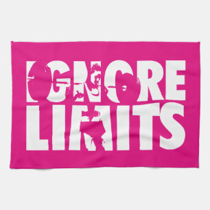 IGNORE LIMITS - Women's Workout Motivational Towel